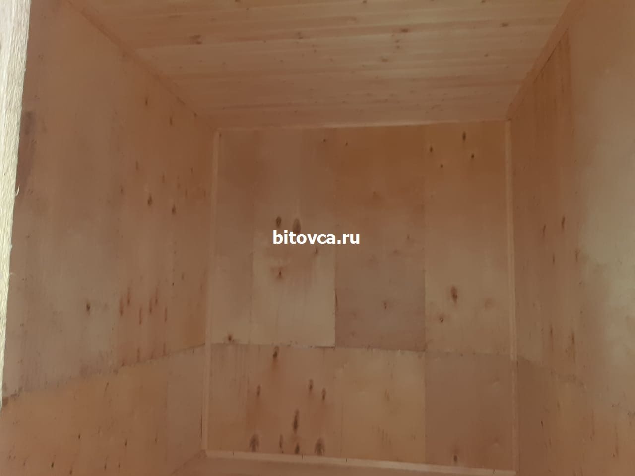 стены бытовки с отделкой фанера внутри фото